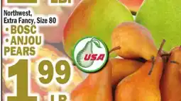 Bravo Supermarkets BOSC, ANJOU, ANJOU PEARS offer