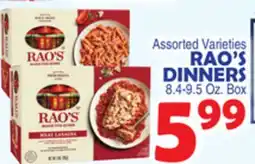 Bravo Supermarkets RAO'S DINNERS offer