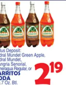 Bravo Supermarkets JARRITOS SODA 0.7 Oz. Btl offer