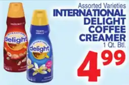 Bravo Supermarkets INTERNATIONAL DELIGHT COFFEE CREAMER offer