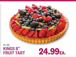 Kings Food Markets KINGS 8'' FRUIT TART offer