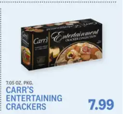 Kings Food Markets CARR'S ENTERTAINING CRACKERS offer