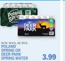 Kings Food Markets POLAND SPRING OR DEER PARK SPRING WATER offer