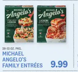 Kings Food Markets MICHAEL ANGELO'S FAMILY ENTRÉES offer