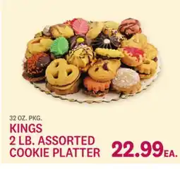 Kings Food Markets KINGS 2 LB. ASSORTED COOKIE PLATTER offer