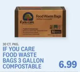 Kings Food Markets IF YOU CARE FOOD WASTE BAGS 3 GALLON COMPOSTABLE offer