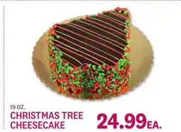 Kings Food Markets CHRISTMAS TREE CHEESECAKE offer