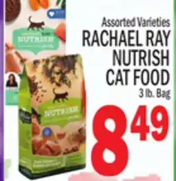C Town RACHAEL RAY NUTRISH CAT FOOD offer