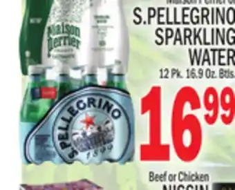 C Town S.PELLEGRINO SPARKLING WATER offer