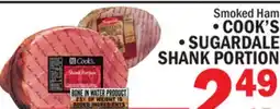 C Town COOK'S | SUGARDALE SHANK PORTION Smoked Ham offer