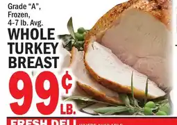 C Town WHOLE TURKEY BREAST offer