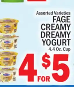C Town FAGE CREAMY DREAMY YOGURT offer