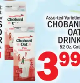C Town CHOBANI OAT DRINK offer