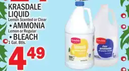 C Town KRASDALE LIQUID, AMMONIA, BLEACH offer