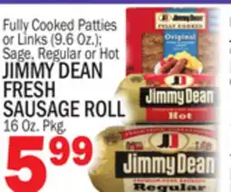 C Town JIMMY DEAN FRESH FRESH SAUSAGE ROLL SAUSAGE 16 Oz. Pkg offer
