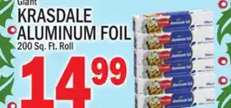 C Town KRASDALE ALUMINUM FOIL offer