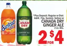 C Town CANADA DRY GINGER ALE offer