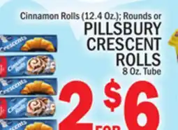 C Town PILLSBURY CRESCENT ROLLS 8 Oz. Tube offer
