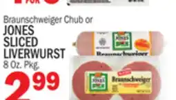 C Town JONES SLICED LIVERWURST offer