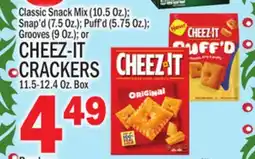 C Town CHEEZ-IT CRACKERS 11.5-12.4 Oz. Box offer
