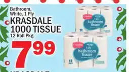 C Town KRASDALE 1000 TISSUE offer