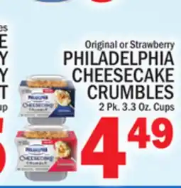 C Town PHILADELPHIA CHEESECAKE CRUMBLES offer