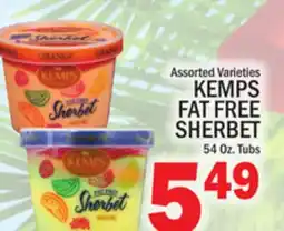 C Town KEMPS FAT FREE SHERBET offer