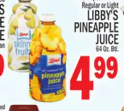 C Town LIBBY'S PINEAPPLE JUICE offer