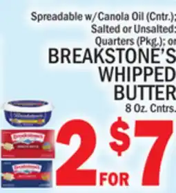 C Town BREAKSTONE'S WHIPPED BUTTER offer