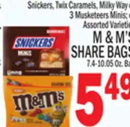 C Town M & M' S SHARE BAGS offer