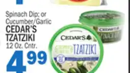 C Town CEDAR'S TZATZIKI offer