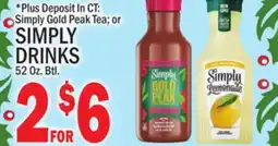 C Town SIMPLY DRINKS offer