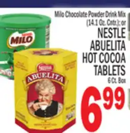 C Town NESTLE ABUELITA HOT COCOA TABLETS 6 Ct. Box offer