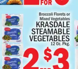 C Town KRASDALE STEAMABLE VEGETABLES offer