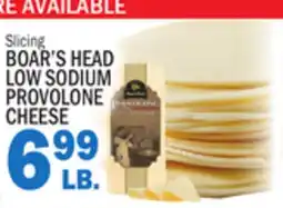 C Town BOAR'S HEAD LOW SODIUM PROVOLONE CHEESE offer
