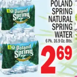 C Town POLAND SPRING NATURAL SPRING WATER offer