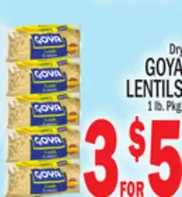 C Town GOYA LENTILS offer