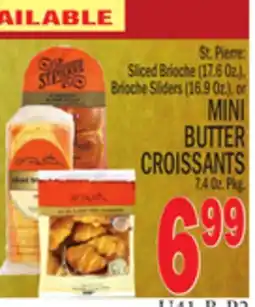C Town MINI BUTTER CROISSANTS, 7.4 Oz. Pkg offer