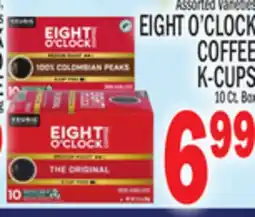 C Town EIGHT O'CLOCK COFFEE K-CUPS offer