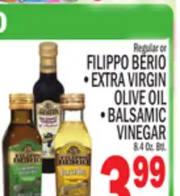 C Town FILIPPO BERIO EXTRA VIRGIN OLIVE OIL, BALSAMIC VINEGAR offer