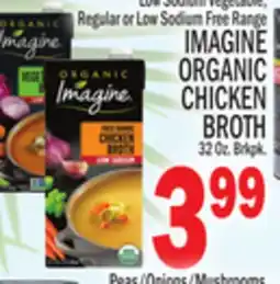 C Town IMAGINE ORGANIC CHICKEN BROTH 32 Oz. Brkpk offer