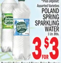 C Town POLAND SPRING SPARKLING WATER offer
