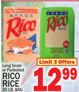 C Town RICO RICE 20 LB. BAG offer