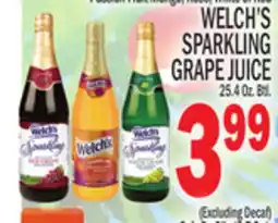 C Town WELCH'S SPARKLING GRAPE JUICE offer