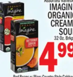 C Town IMAGINE ORGANIC CREAMY SOUP offer