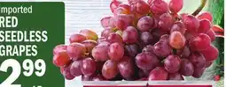 C Town RED SEEDLESS GRAPES offer