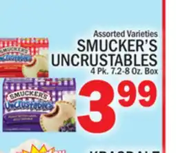 C Town SMUCKER'S UNCRUSTABLES offer