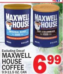 C Town MAXWELL HOUSE COFFEE offer