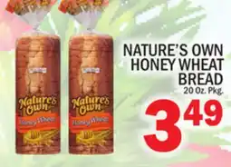 C Town NATURE'S OWN HONEY WHEAT BREAD offer