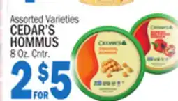C Town CEDAR'S HOMMUS offer